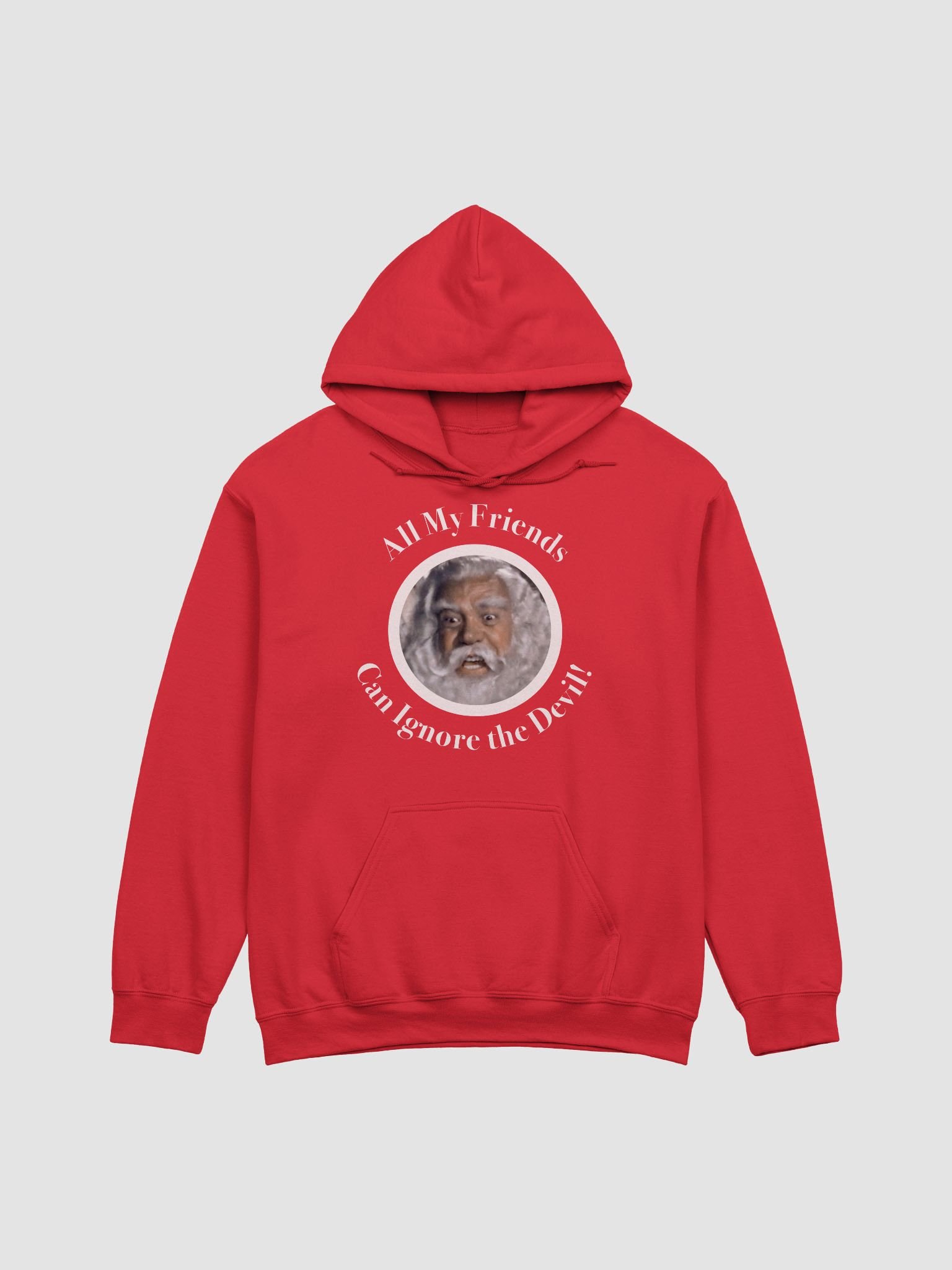 Santa Claus "All My Friends Can Ignore the Devil" Hoodie product image (1)