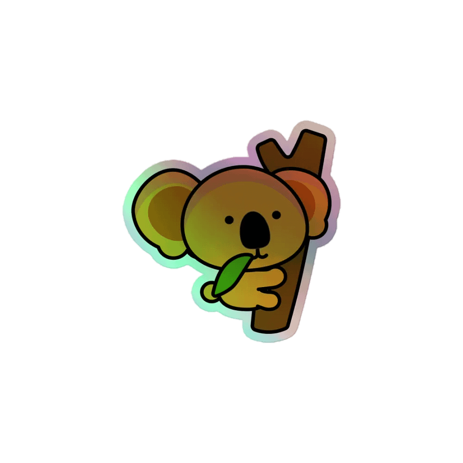 Koala Hug Holographic Sticker Sheet product image (1)