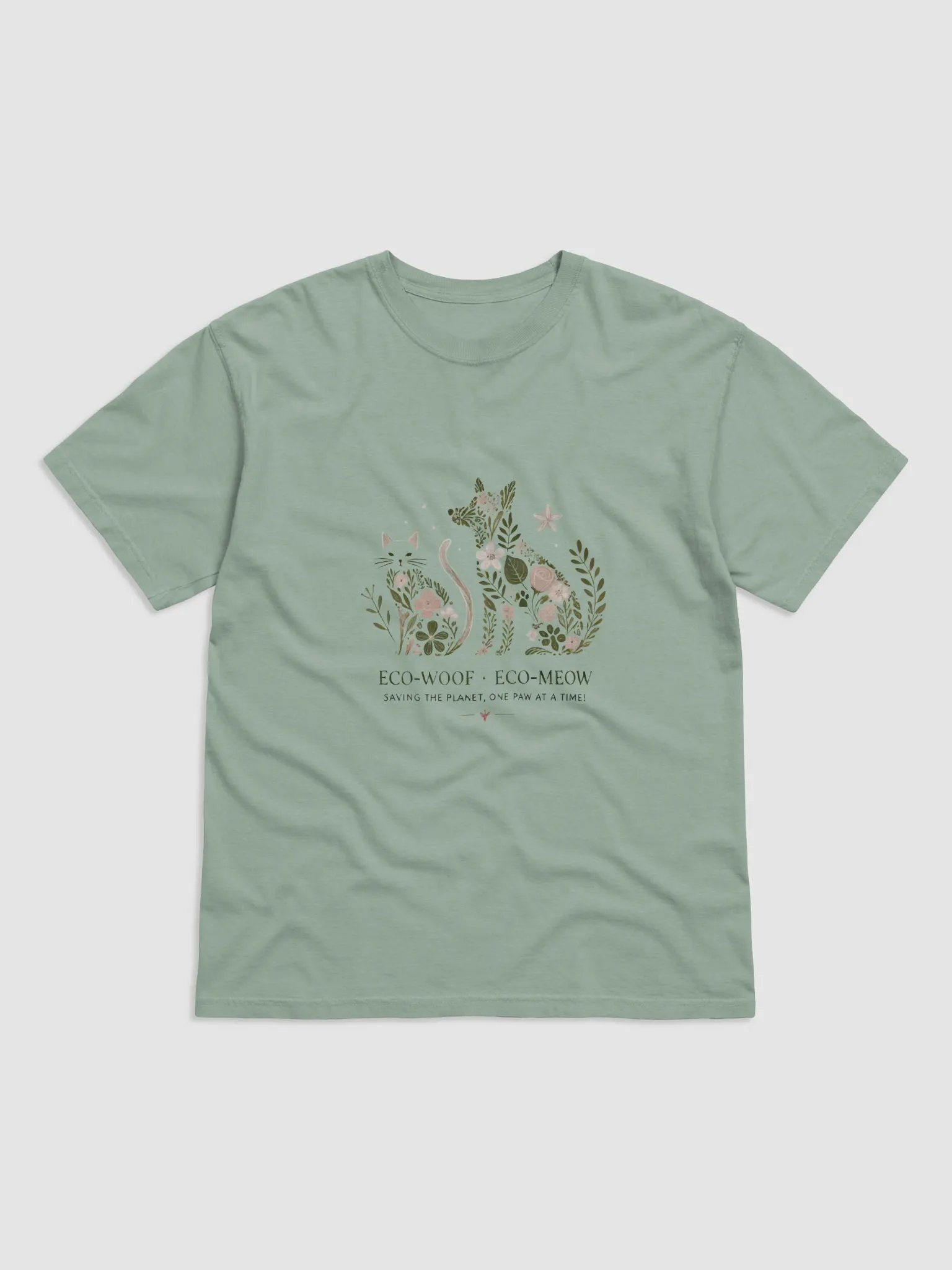 Floral Furry Friends T-Shirt product image (7)
