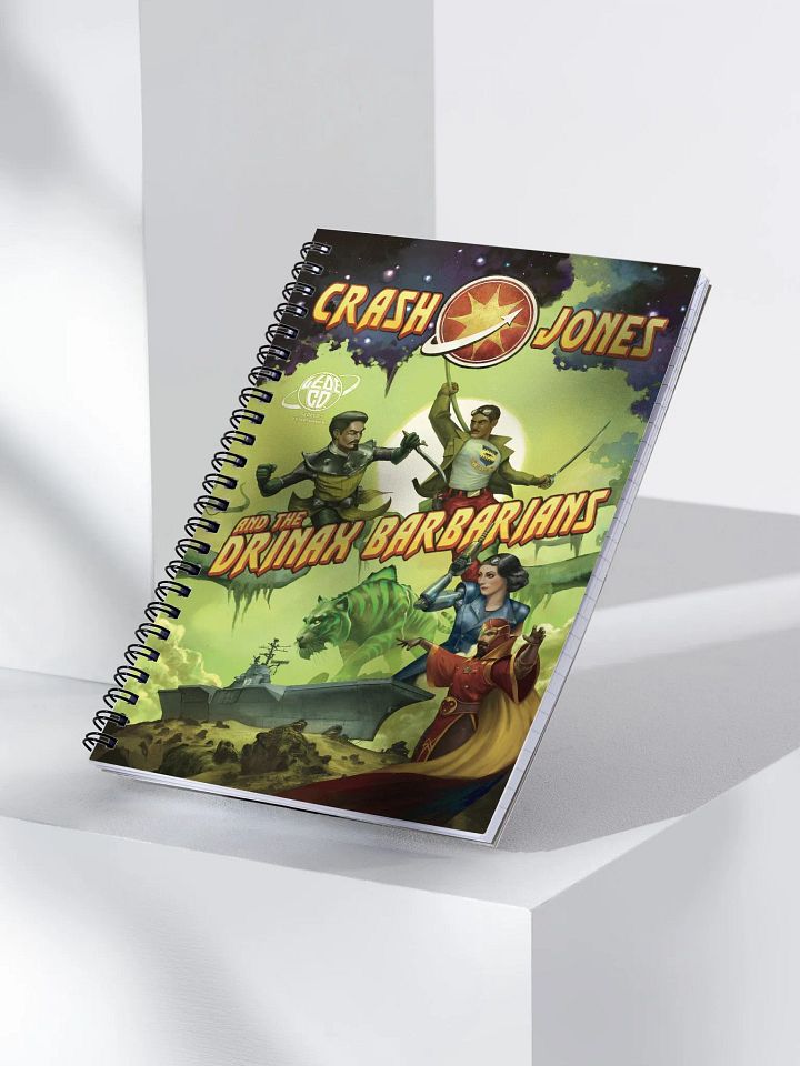 Crash Jones and the Drinax Barbarians Notebook product image (2)