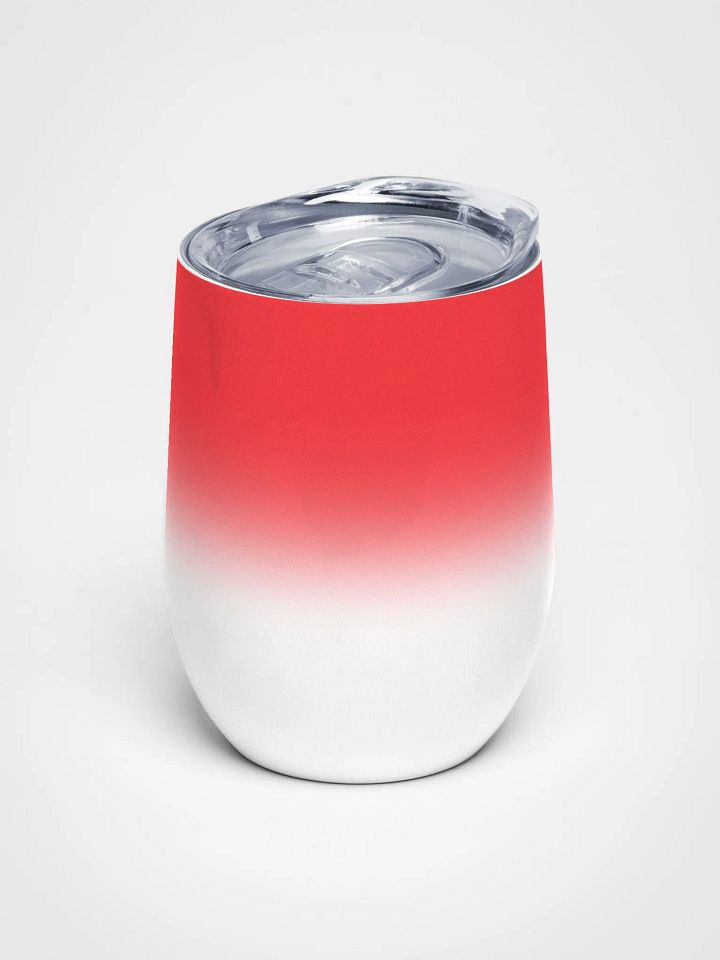 Wine tumbler - Vivid red gradient product image (1)