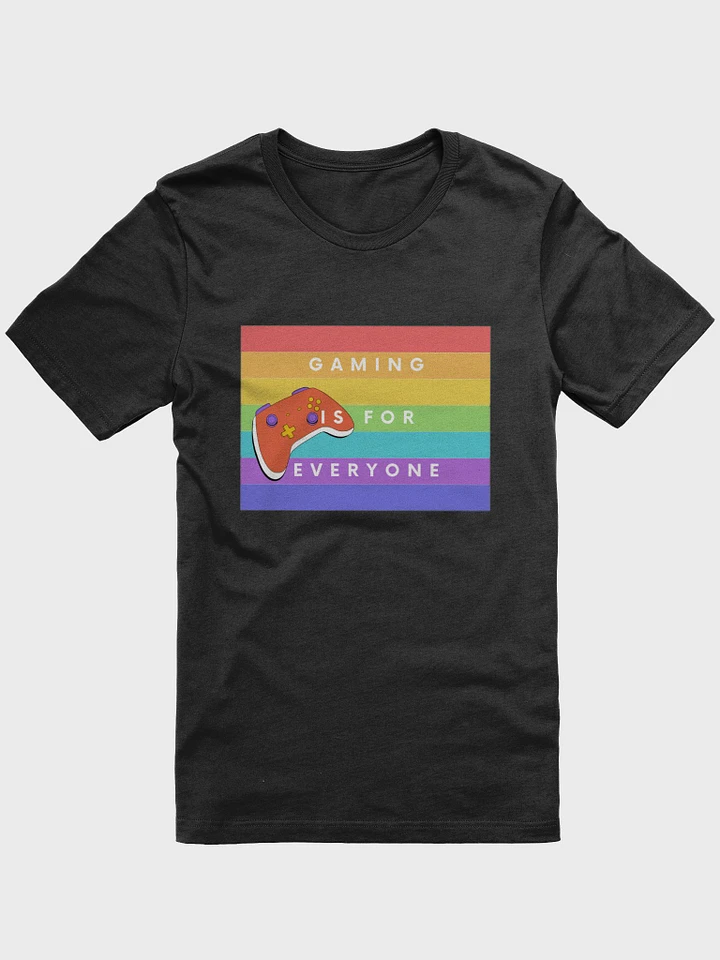 Gaming Is For Everyone Rainbow T-Shirt product image (1)