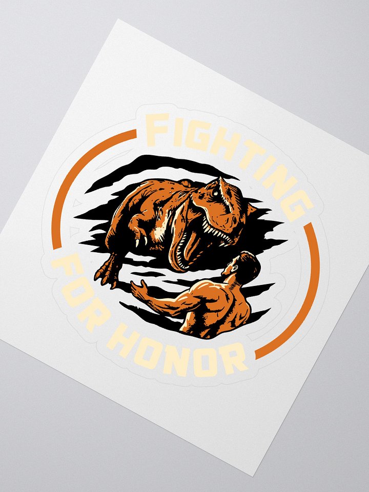 Fighting for Honor Vinyl Kiss Cut Sticker product image (2)