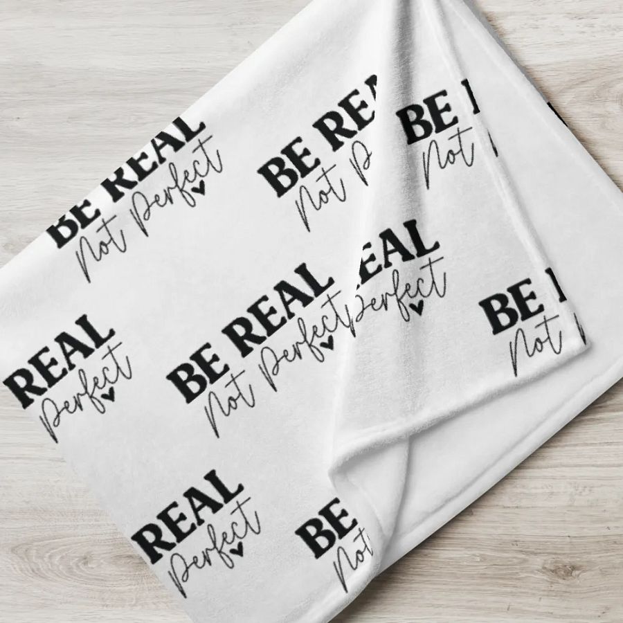 Be Real Not Perfect Blanket product image (6)