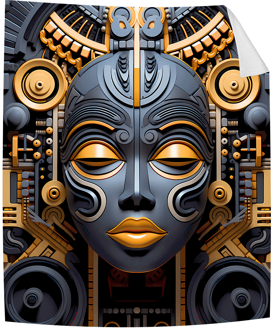 Africa Art Designs Art of Africa Throw Blanket product image (1)