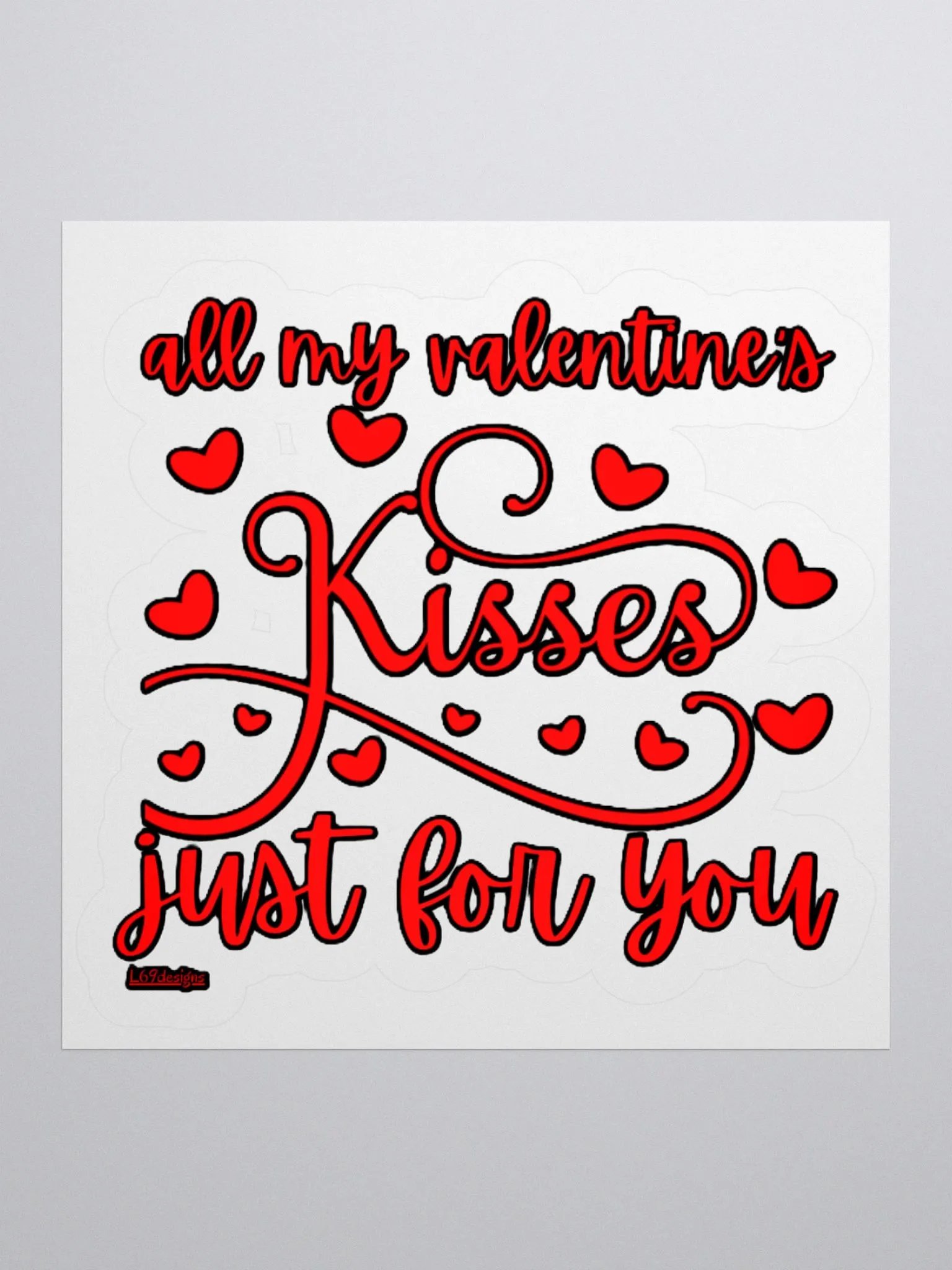 ALL MY VALENTINE'S KISSES JUST FOR YOU product image (1)