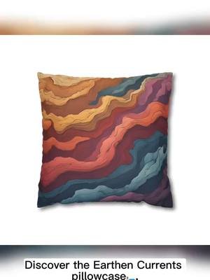 Earthern Currents - Nature speaks in patterns. This pillowcase listens. Soft faux suede, double-sided art, inspired by earth’s quiet poetry. Flow into calm. Style your space with soul. 🛒 Shop now at Studio Nature Design. #BohoDecor #NatureInspired #HomeAesthetic #PillowGoals #MindfulDesign #InteriorInspo #FauxSuede #EarthTones #PatternLovers #StudioNatureDesign #ArtisticHome #SoftTextures #CozyCorner