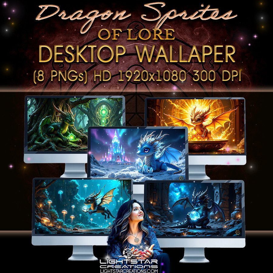 Crystal Dragon Sprites of Lore Digital Toolkit product image (6)