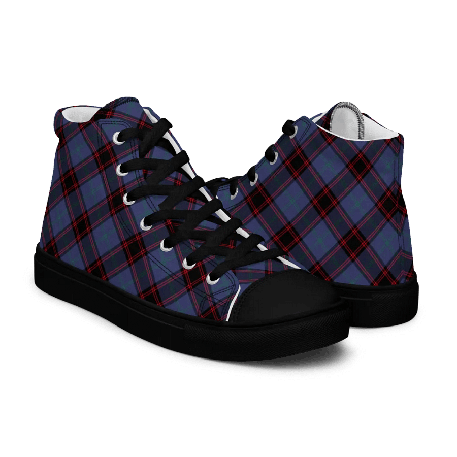 Rutherford Tartan Men's High Top Shoes product image (7)