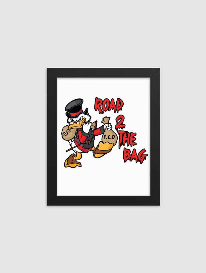 Road 2 The Bag Framed poster product image (1)