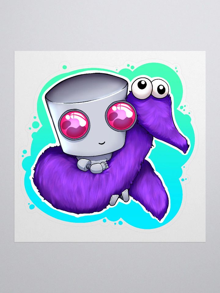 Gooey Worm Sticker product image (1)