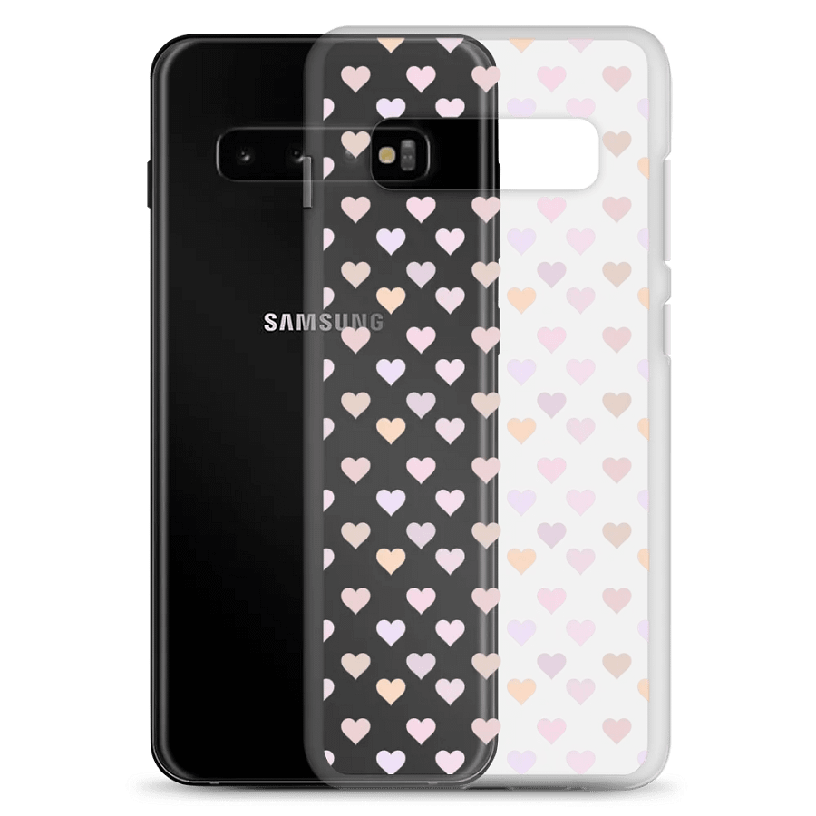 Pastel Hearts Cute Clear Case for ®Samsung phones product image (8)