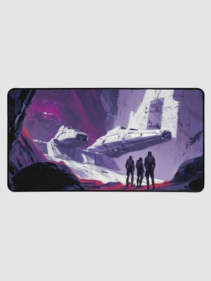 Galactic Expedition Desk Mat // 15.5" x 31.5" product image (1)