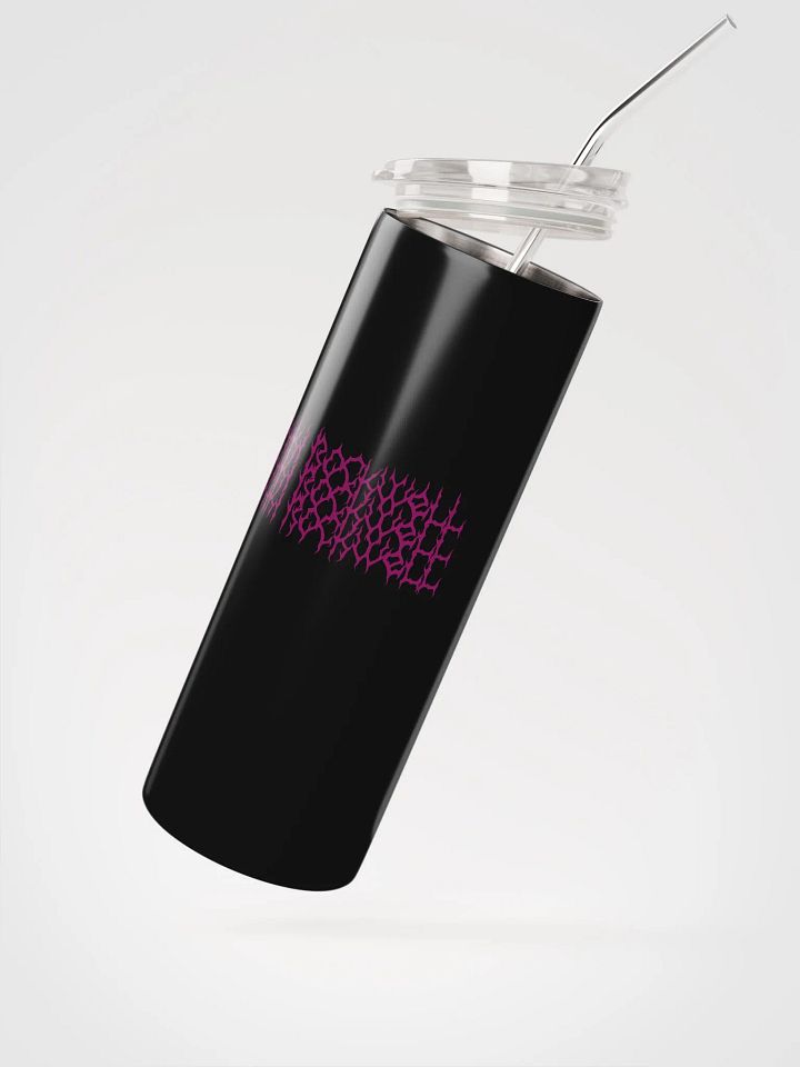 'Kiki Rockwell' Official Logo Metal Eco Tumbler (and eco straw) product image (2)