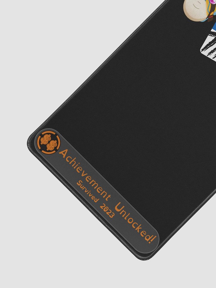 Achievement Unlocked! survived 2023 (angel fish, devil fish, hello my name is tired)[small/sideways] product image (2)