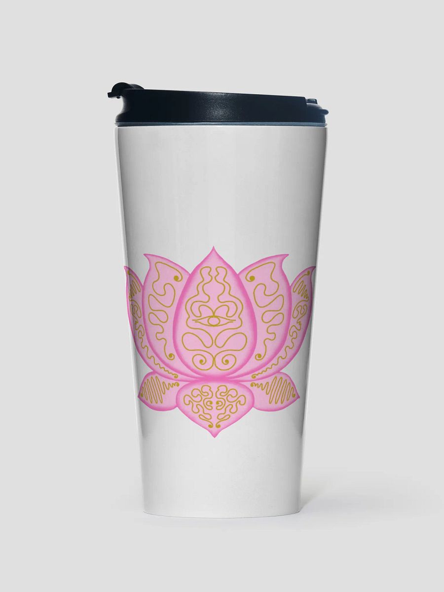 Golden Lotus Stainless Steel Travel Mug product image (1)