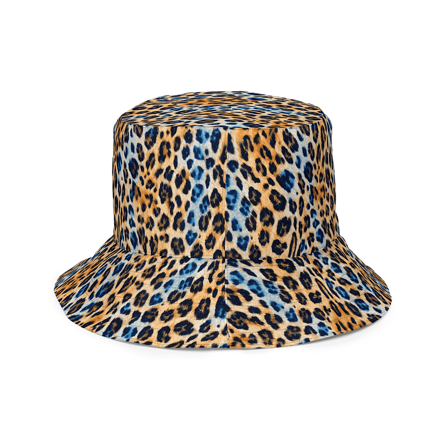Blue Brown Leopard Hat product image (4)