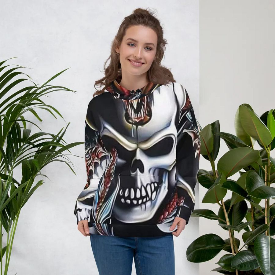 Dragon Skull Fantasy Hoodie product image (3)