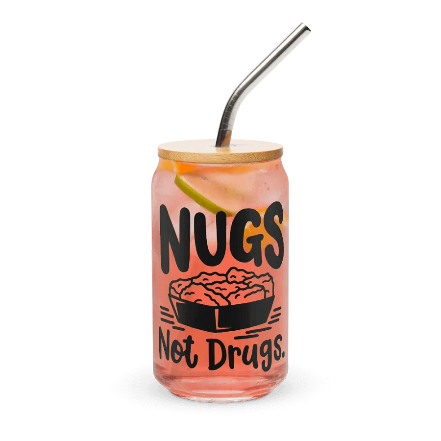 Nugs Not Drugs - Can-Shaped Glass product image (4)