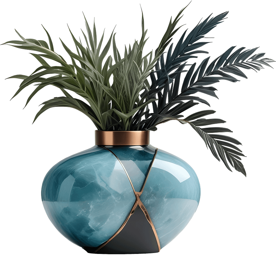 Coastal Luxe spa decor – vase png product image (1)