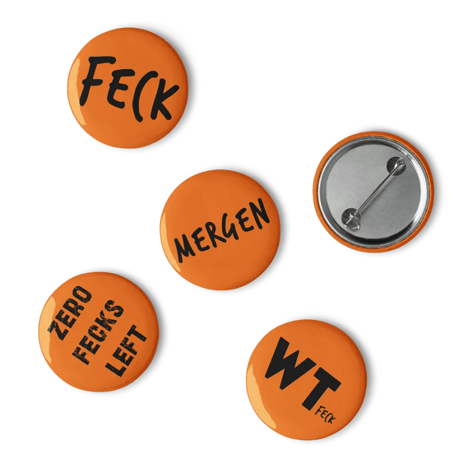 The ᴹᵉʳᵍᵉⁿ Pins - Orange product image (4)