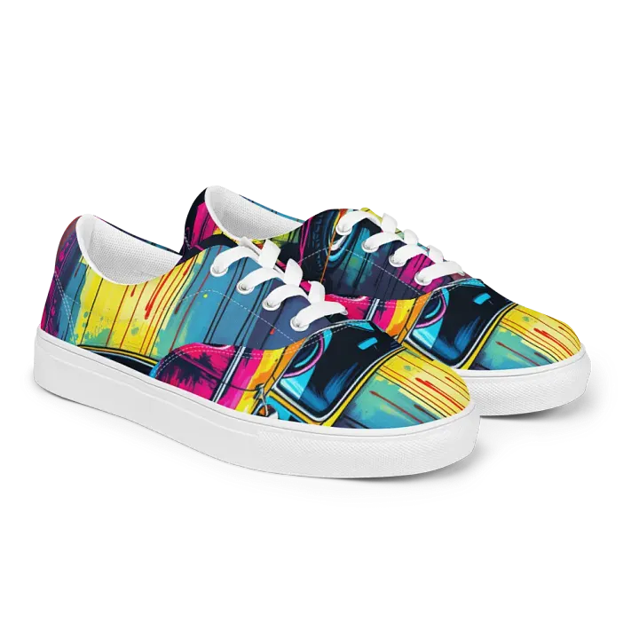 Pop art, Christine the car, Men's Canvas Shoes product image (2)