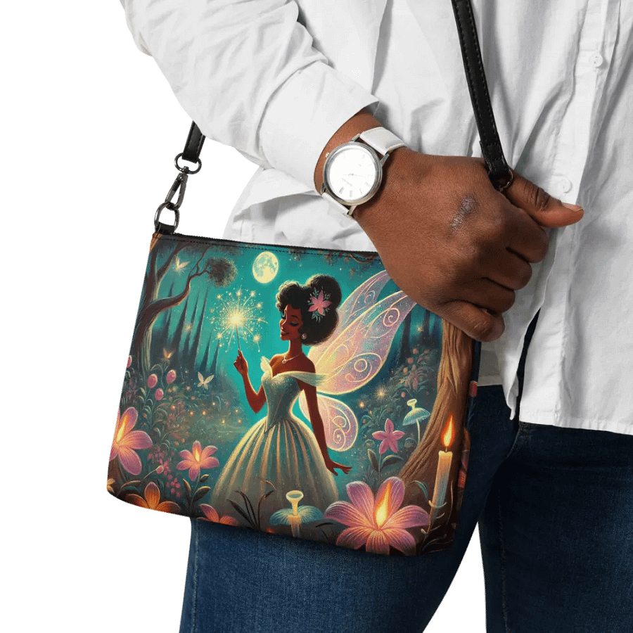 Enchanted Blue Forest Fairy Crossbody Bag - Purse product image (11)