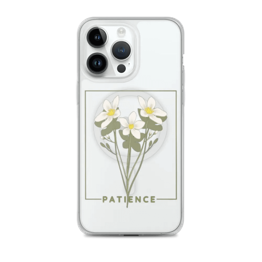 Patience Blossom iPhone® Clear Case product image (2)
