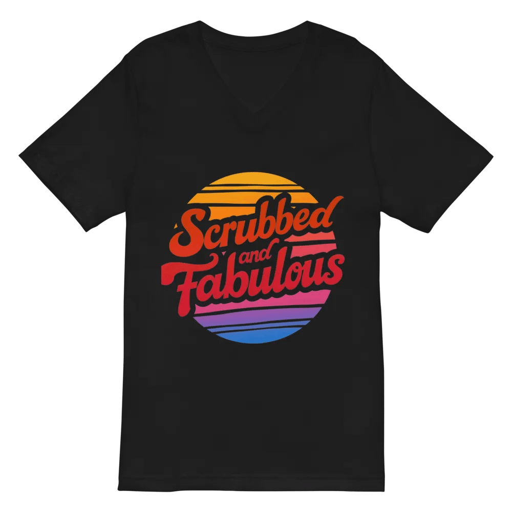 Sunset Scrubbed V-Neck Tee product image (3)