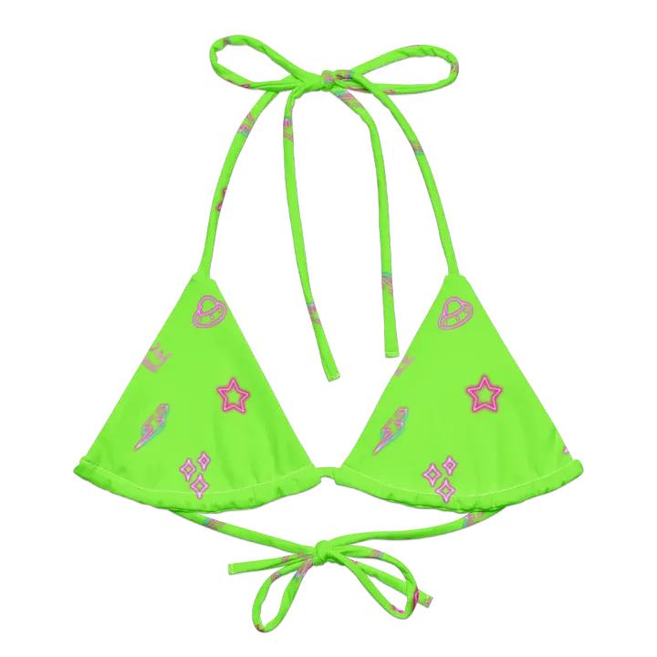 Neon Vibes Bikini Top product image (1)
