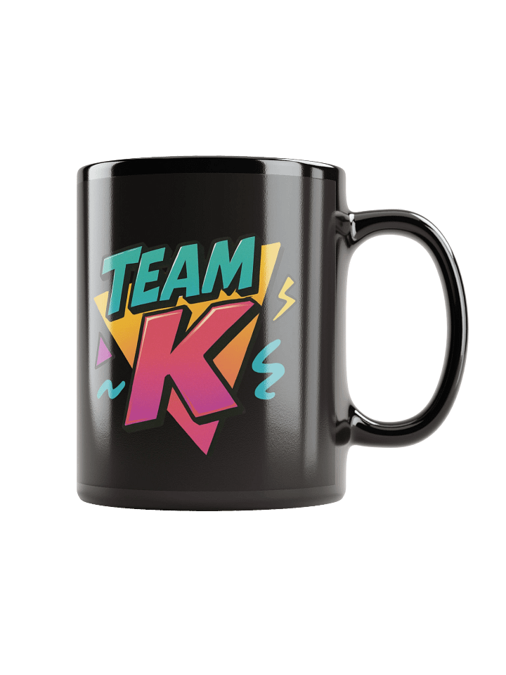 Team K 1990's Black Mug product image (1)