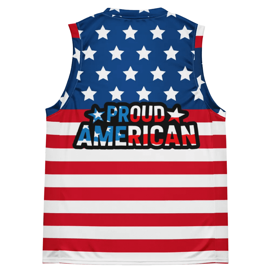 Basketball Jersey: Proud American product image (5)