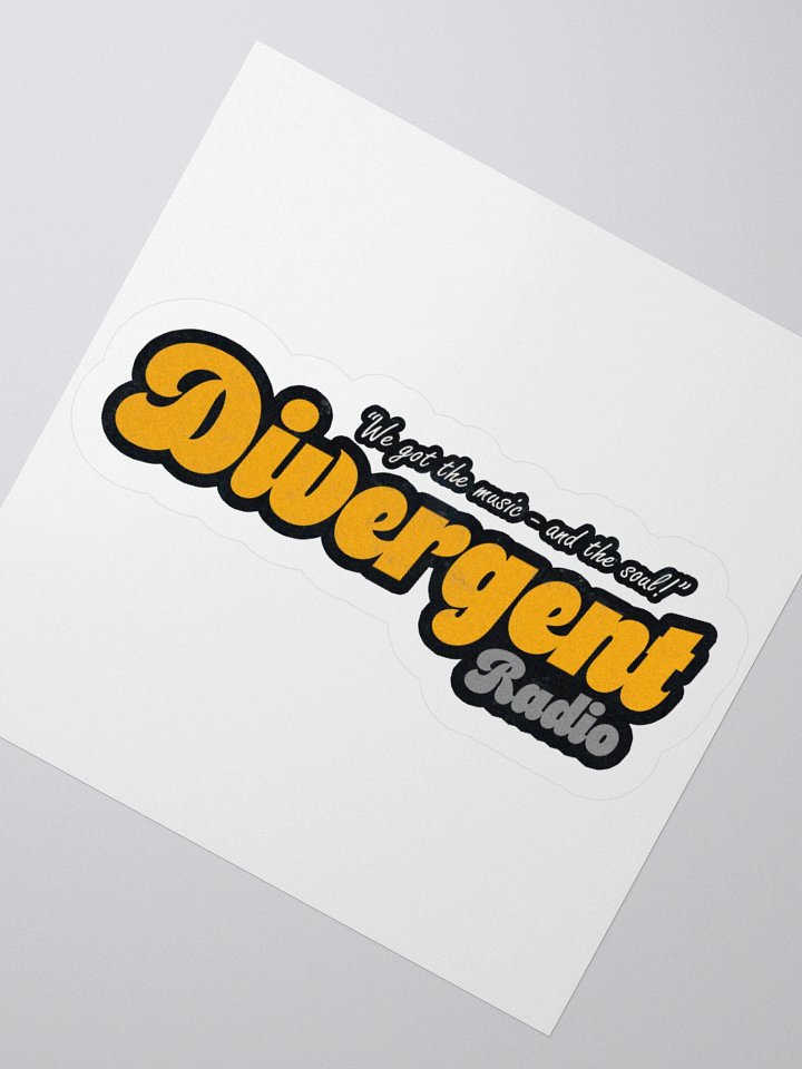 Divergent Radio Sticker product image (2)
