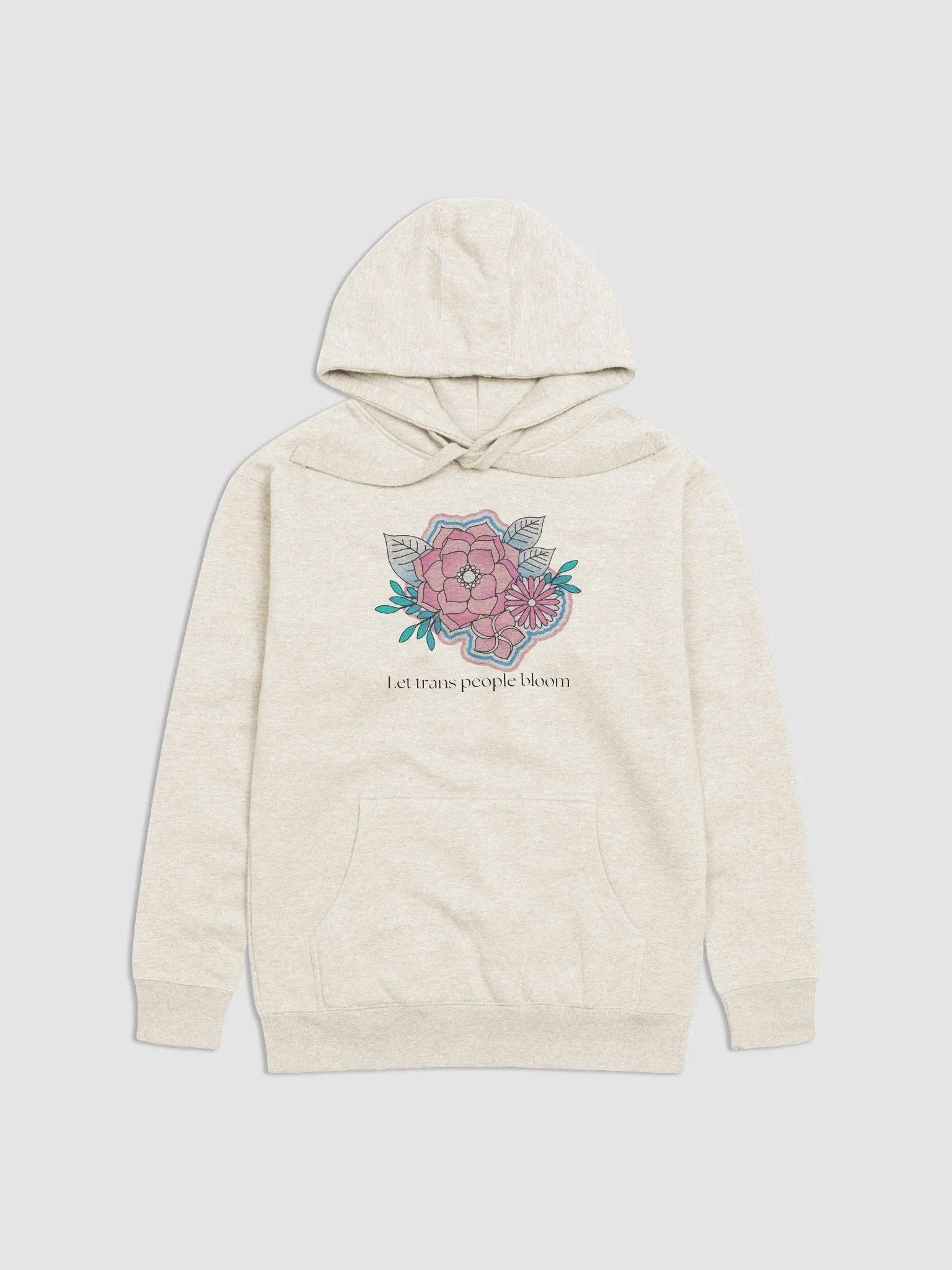 Let Trans People Bloom hoodie product image (1)