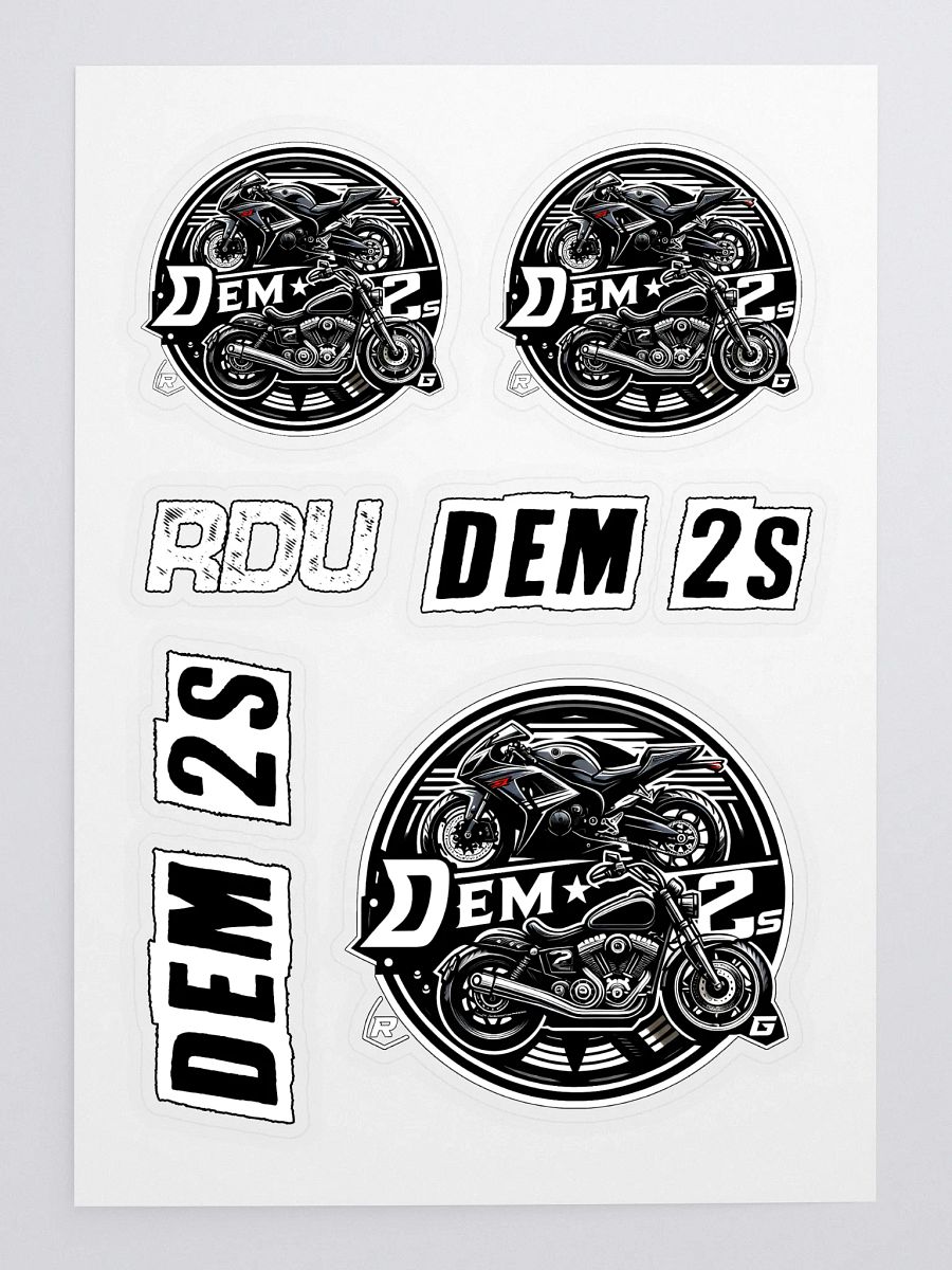 DEM 2s | 2025 STICKER SHEET product image (3)