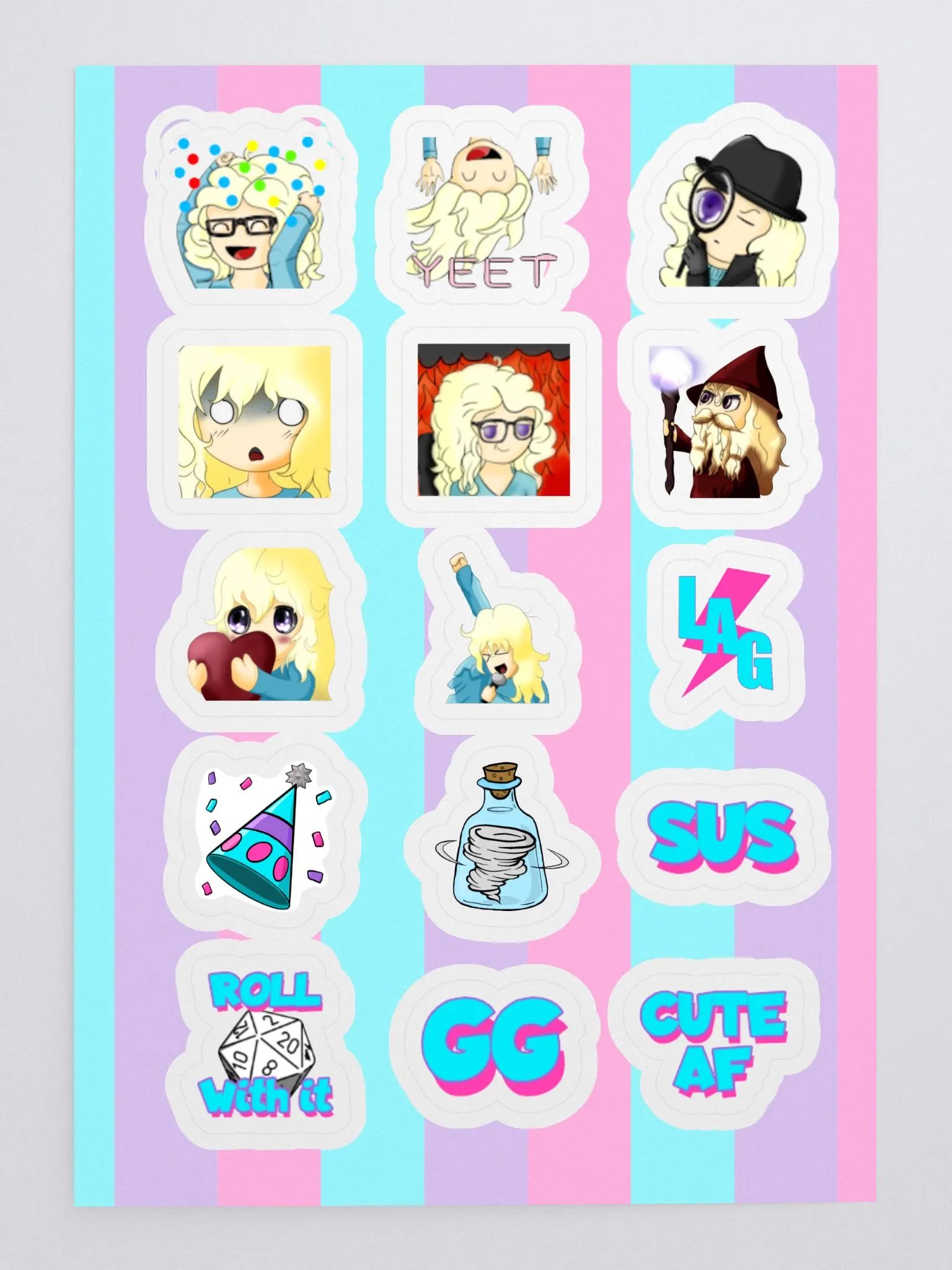 LAG Emote Sticker Pack 1 product image (3)