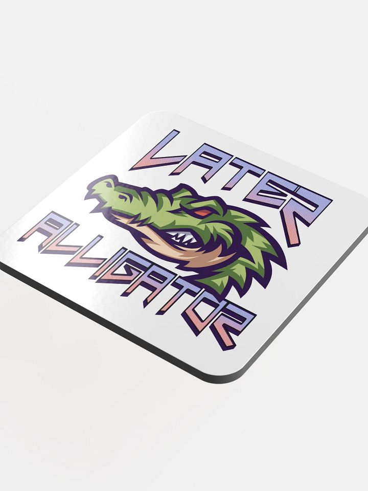 Later Alligator Allure Glossed Cork Coaster product image (1)