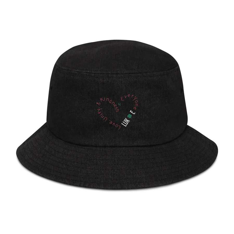 Heartfelt Unity Denim Bucket Hat product image (1)