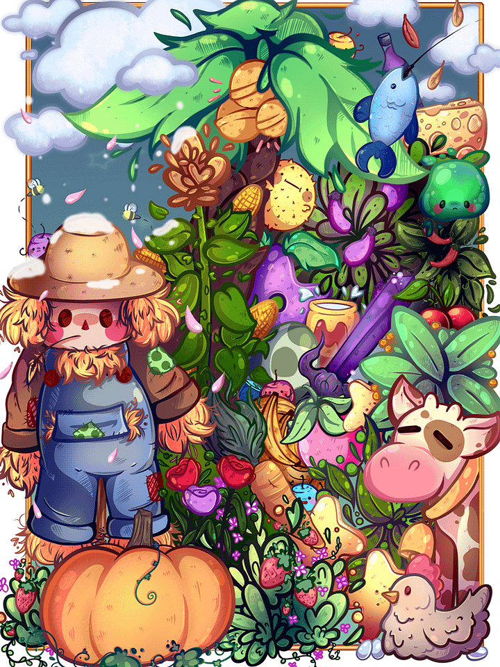 Stardew Valley Inventory (Postcard Print) 🌽🐮 product image (2)