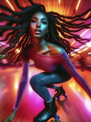Life’s a blur, but your energy makes it vivid. 🎨✨ Whether you’re skating through neon dreams or chasing moments of pure joy, make every move count. 💫 What keeps you rolling forward? 🌟#Shamondae #newdaedesigns #imagetovideo #Skateboarding #skatelife #rollerskating #LiveInMotion #NeonDreams #SpeedAndStyle #SkateYourWay #EnergyInColor