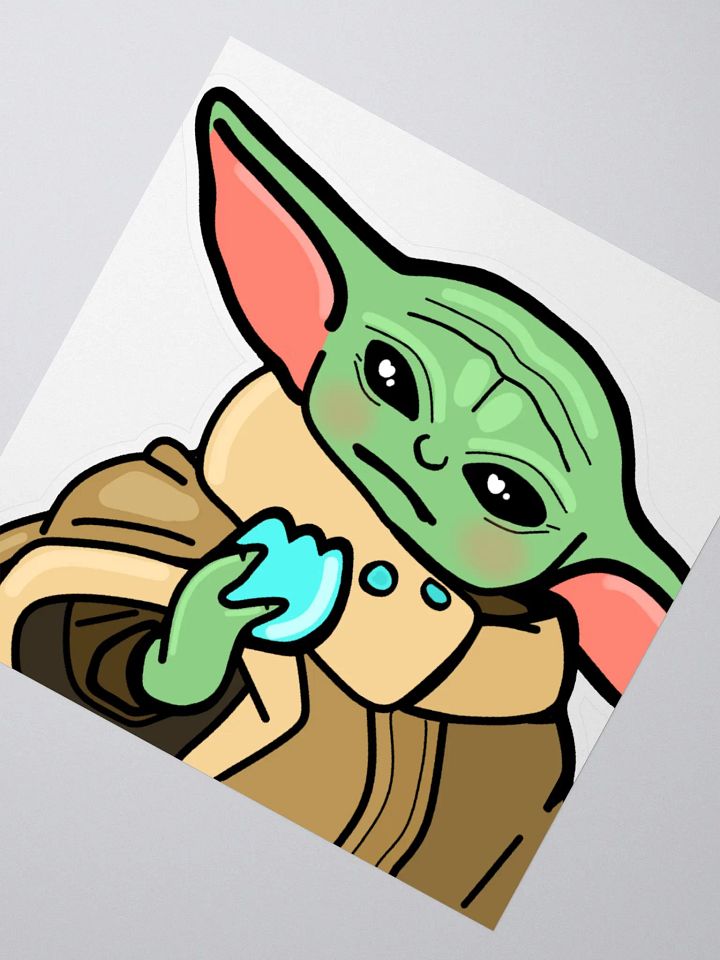 Grogu Snack Emote Sticker product image (2)