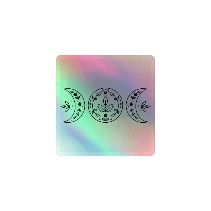Triple Moon Sticker product image (1)
