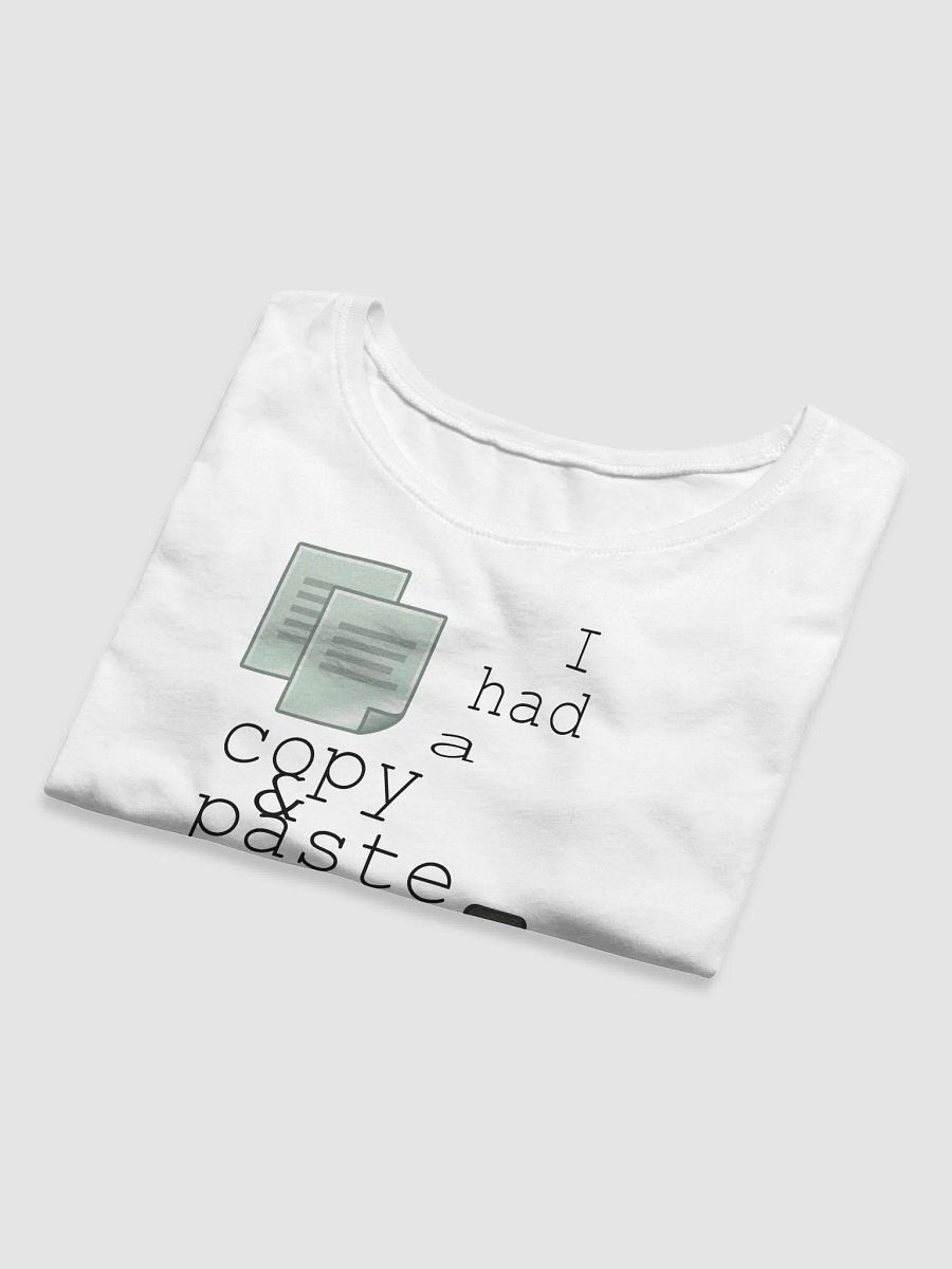 I Had A Copy & Paste Education - Colour - Bella+Canvas Women's Crop Tee product image (5)