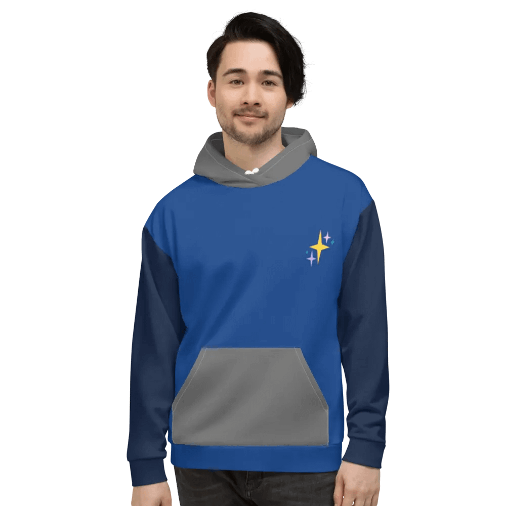 stardust colorway hoodie (blue & grey ver.) product image (6)
