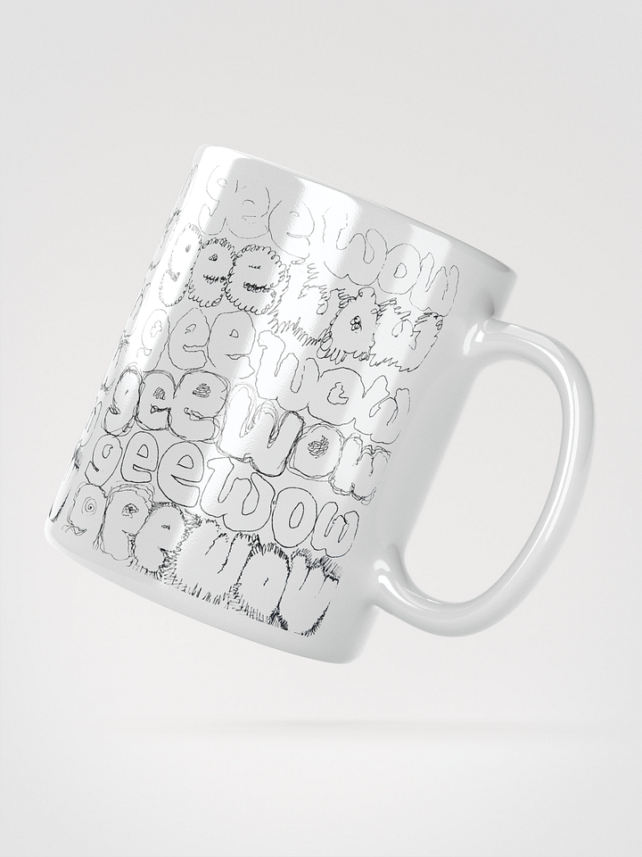 Gee Wow White Glossy Mug product image (6)