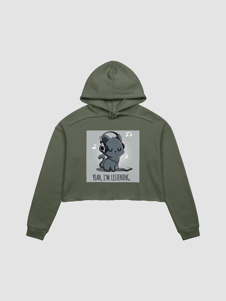Arogant Meow Melody Crop Hoodie product image (17)