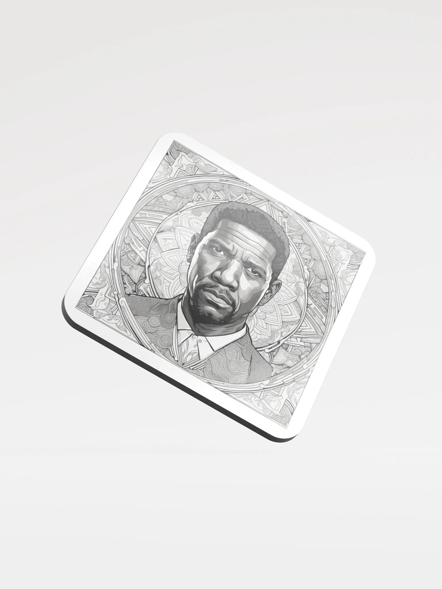 Geometric Elegance Cork Coaster Set product image (1)