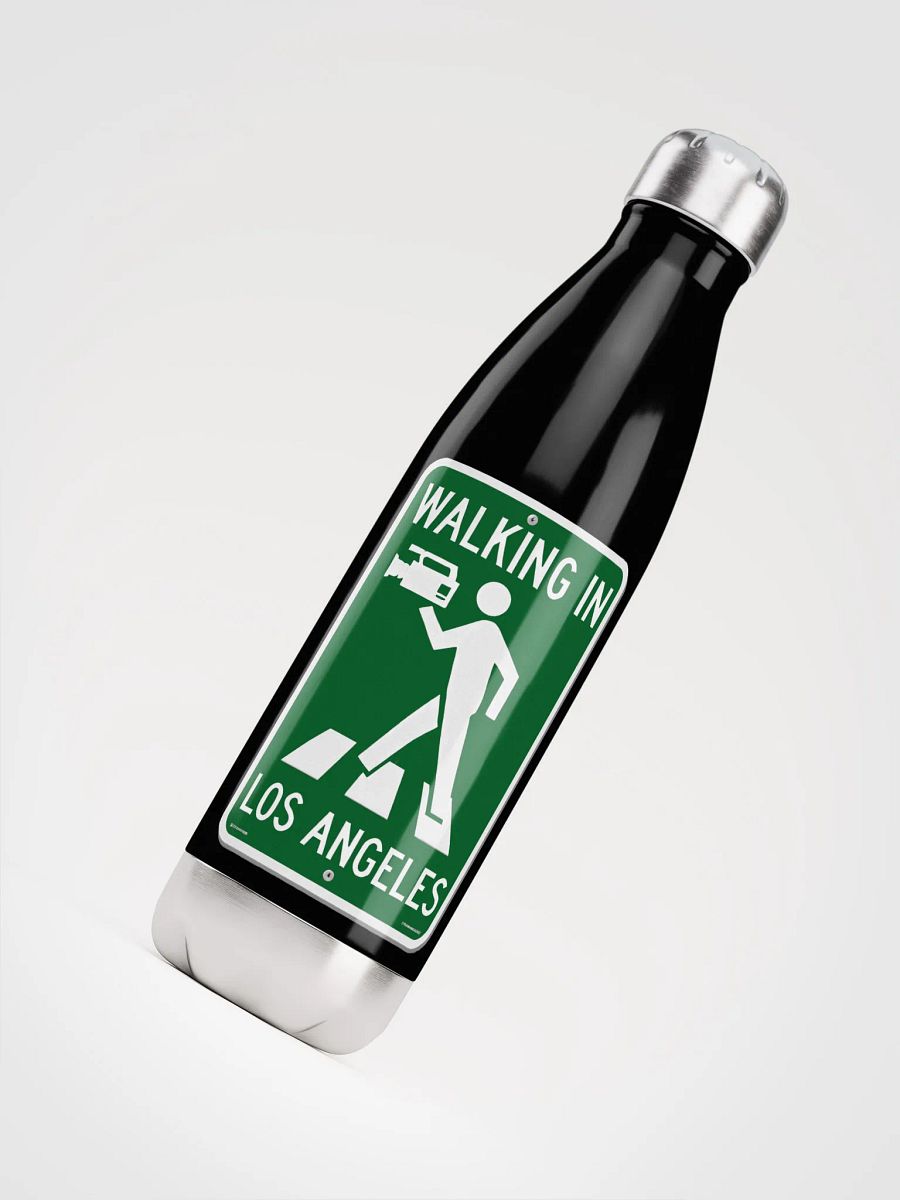 Walking in LA – Stainless Steel Water Bottle Vintage Print Edition product image (8)