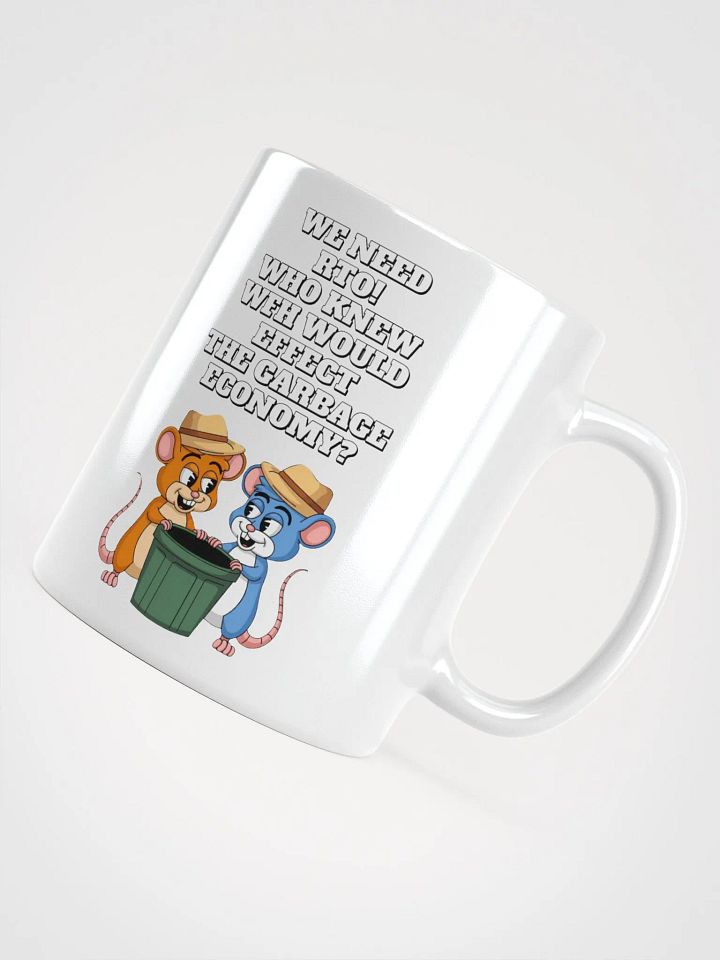 Who Knew WFH Would Effect The Gargabe Economy? White Coffee Mug product image (4)