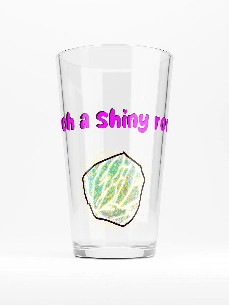 Ooh a shiny Rock Pint Glass product image (1)